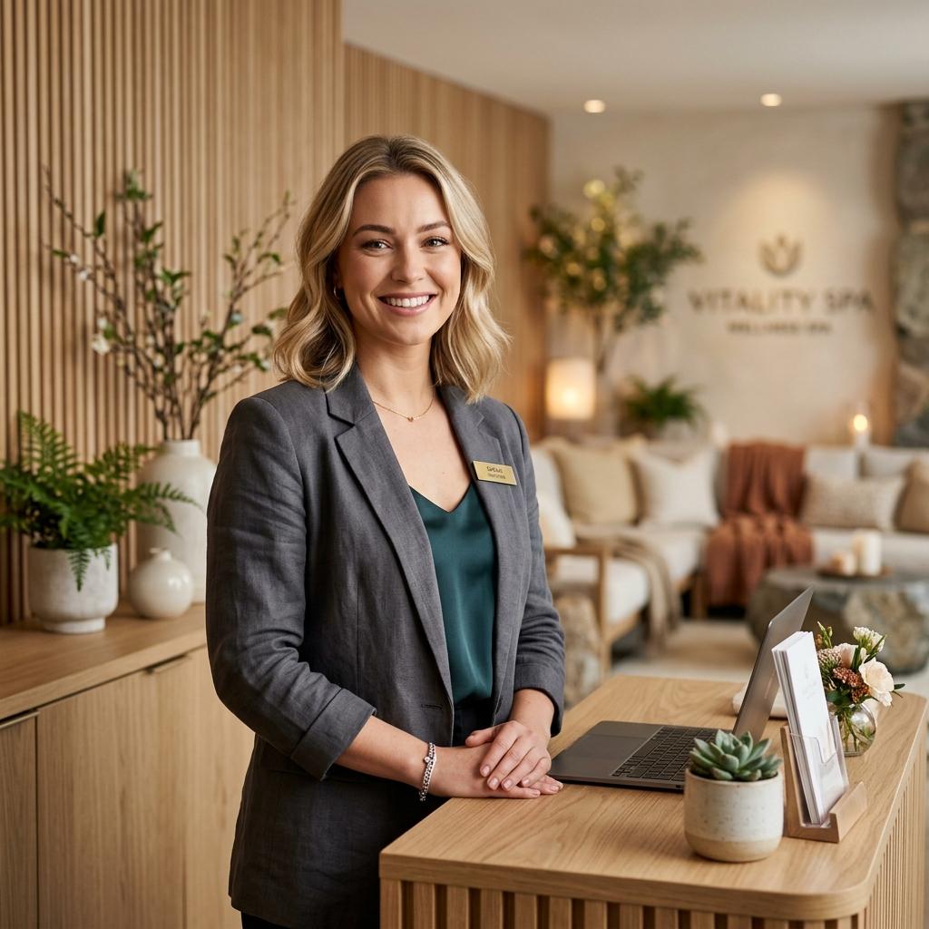 Recepcionista Elena